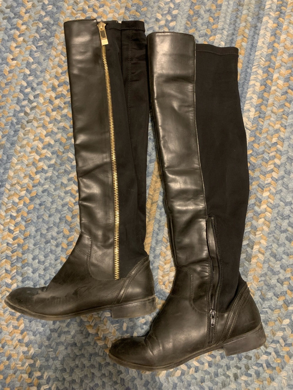 Aldo Size 8.5 Black Over the knee riding boots